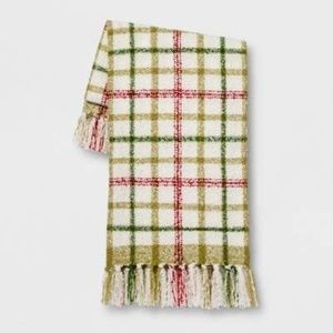 Threshold Boucle Plaid Throw Blanket | 50 x 60
